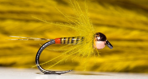 CDC Quill Body Orange Butt Nymph